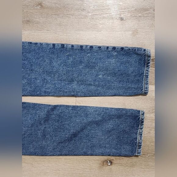 We the Free People CRVY Siren Low-Rise Straight Jeans Dark Size 24. - Picture 9 of 10